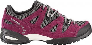 Womens Lowa Phoenix Mesh Lo   Berry/Anthracite Lace Up Shoes