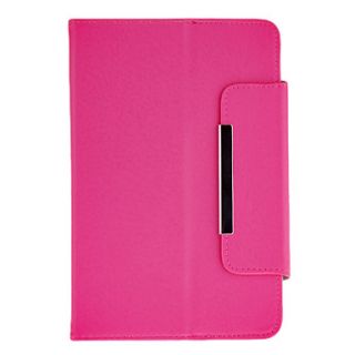 360 Degree Rotating Case with Stand for 7 Inch Tablet(Rose)