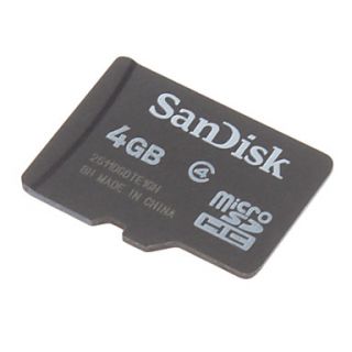 SanDisk TF MicroSDHC Card 4GB Class 4