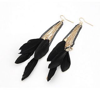 Nice Alloy Feather Womens Earings