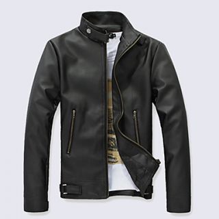 MenS Slim Fit Leather Jacket