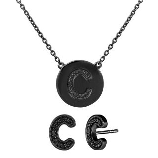 ONLINE ONLY   Diamond Addiction Diamond Accent Initial C Set, Womens