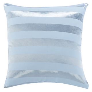 18 Square Modern Printing Blue Stripe Decorative Pillow Cover