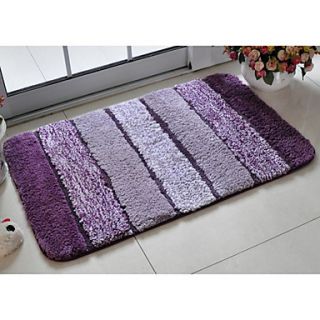 Bath Rug Purple Stripe 20 x 31