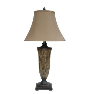 Crestview Collection Banana Leaf Table Lamp Multicolor   CVATP179