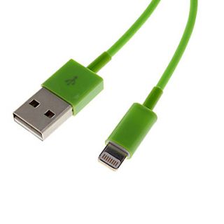iOS 7 Compatible 8 Pin to USB Matte Cable for iPhone 5/5S and Others (300cm,Assorted Colors)