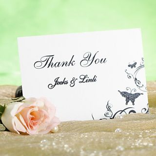 Thank You Card   Fragrance of Flowers (Set of 12)
