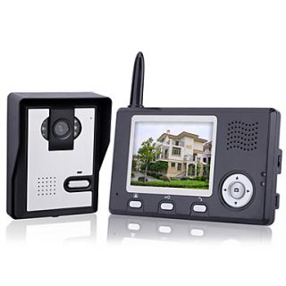 Wireless Night Vision Camera 3.5 Inch Door Phone Monitor