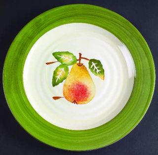 Culinary Arts Pear Dinner Plate, Fine China Dinnerware   Studio, Fruit Center, G