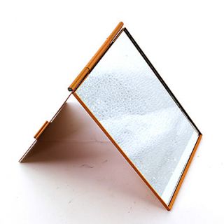  Black Folding Leather Table Traveling Makeup Mirror