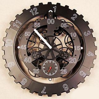 18H Modern Style Gear Wall Clock