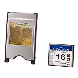 16G Ultra Digital CompactFlash Card with PCMCI Adapter