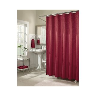 Waves Shower Curtain, Red