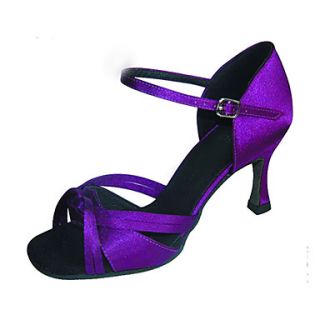 Customized Womens Satin Dance Shoes For Latin/Ballroom Sandals(More Colors)