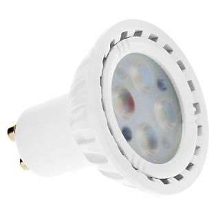 GU10 5W 4x3535SMD 350LM 6500K CRI80 Cool White Light LED Spot Bulb (100 240V)
