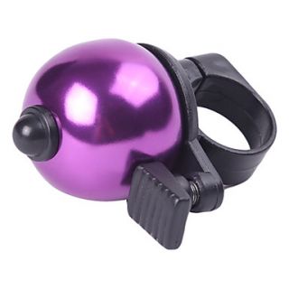 Ball Shape Aluminum Alloy Purple Bicycle Bell Ring