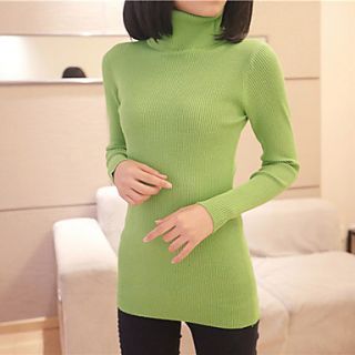 Womens Stylish Lady Solid Color Sweater