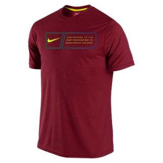 Nike Football Jock Tag Legend Mens T Shirt   Gym Red