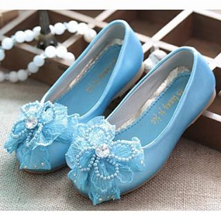 Girls Lace Flowers Boat Shoes