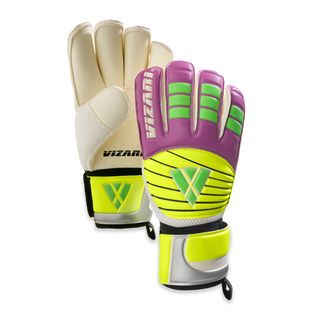 Vizari Sport Salvador Size 10 Gk Glove (purple/yellow/green/whiteDimensions 9.2x5.4x2.8Weight 0.45 )