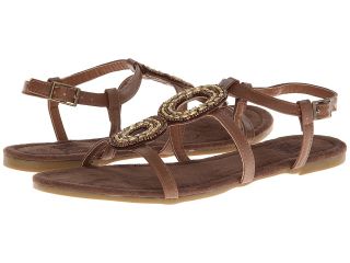 MUK LUKS Aurora Beaded Sandal Womens Sandals (Brown)