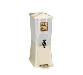 Tablecraft 3 Gallon Beverage Dispenser, Heavy Duty Faucet, Almond