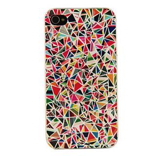 PC Multicolor Geometry Pattern Back Case for iPhone 5/5S