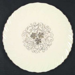 Lenox China Orleans Dinner Plate, Fine China Dinnerware   Gold Leaves & Scrolls