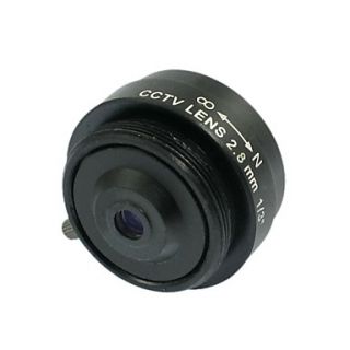 2.8mm Fixed Iris IR Lens 1/3 CS F1.2 CCTV Camera