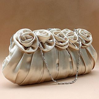 Kaunis WomenS Fashion Delicate Satin Bag(Almond)