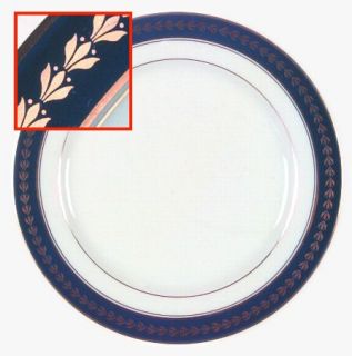Bernardaud Pouilly Cobalt Salad Plate, Fine China Dinnerware   Phoebe,Cobalt Blu
