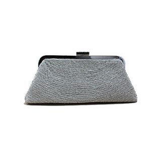 Freya WomenS Exquisite Beeded Purses (Silver)