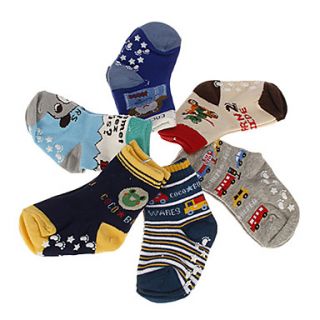 Boys Cartoon Patterns Socks (Random PatternColor)