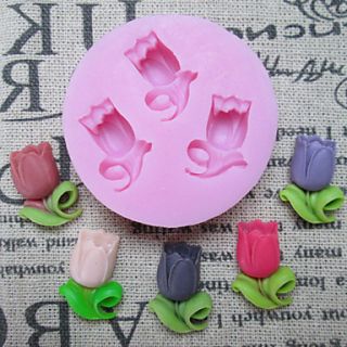 3D Round Flower Silicone Cake Molds