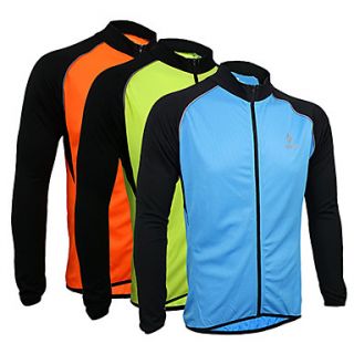 Mens Cycling Outdoor Bike Bicycle Jersey Long Sleeve Breathable Quick Drying Coat