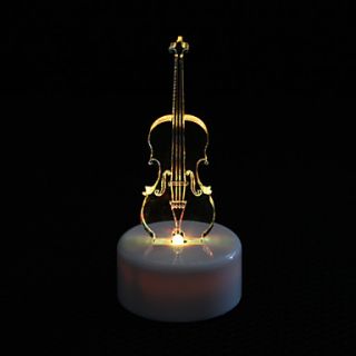 Violin Design Colorful LED Night Light Christmas Festival Decoration