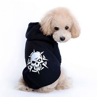 Cool Style Skull and Star Pattern Pet Hoodies for Dogs (XS XL)