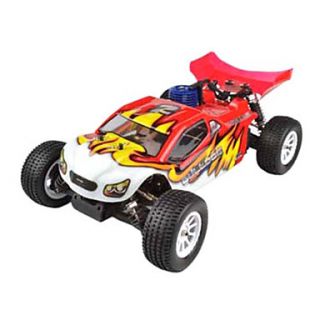 1/10 Scale Short Course Nitro RC Truck Two Speed (红)
