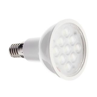 E14 4W 9x2835SMD 300 400LM 5500 6500K Cool White Light LED Spot Bulb(AC 85 265)