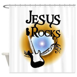  Jesus Rocks Shower Curtain  Use code FREECART at Checkout