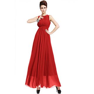 Color Party Womens Fashion Swing Dress (Red)