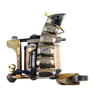 Unique Authentic Handmade Damascus Tattoo Machine for Both Liner and Shader