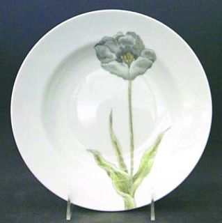 Fitz & Floyd Pastel Poppy (White Background) Large Rim Soup Bowl, Fine China Din