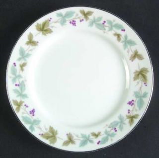 Fine China of Japan Vintage Bread & Butter Plate, Fine China Dinnerware   Blue/G
