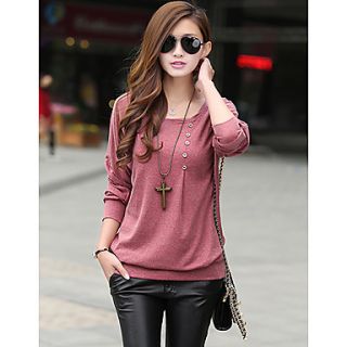 Meitiantian Loose Fit T Shirt (Russet Red)