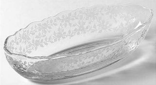 Tiffin Franciscan Cerice Pickle Dish   Stem #15071, Etched No Beads