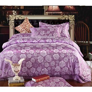 Flower High Quality Silk Bed Set Of Four SF00066