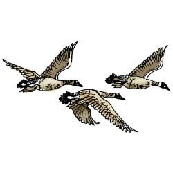 Art Impressions Wilderness Series Geese Cling Rubber Stamp