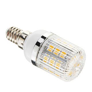 Dimmable E14 3W 27xSMD 5050 350LM 3000 3500K Warm White Light LED Corn Bulb(AC 110 130V)