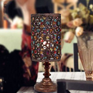 Retro Gorgeous Handmade Art Grail Bedside/Table Lamp